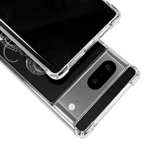 Dragon Ball Z Negative Shenron Google Pixel 8a Clear Case